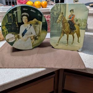 Queen's Silver Jubilee Commemorative Tins